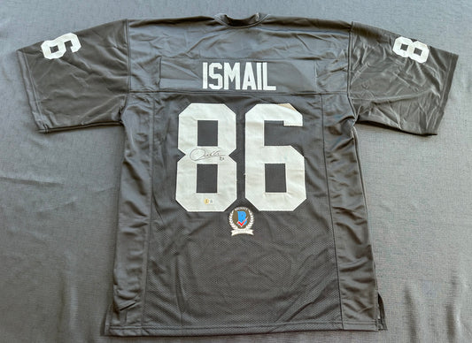 RAGHIB ROCKET ISMAIL RAIDERS SIGNED JERSEY Size XL COWBOYS BAS COA