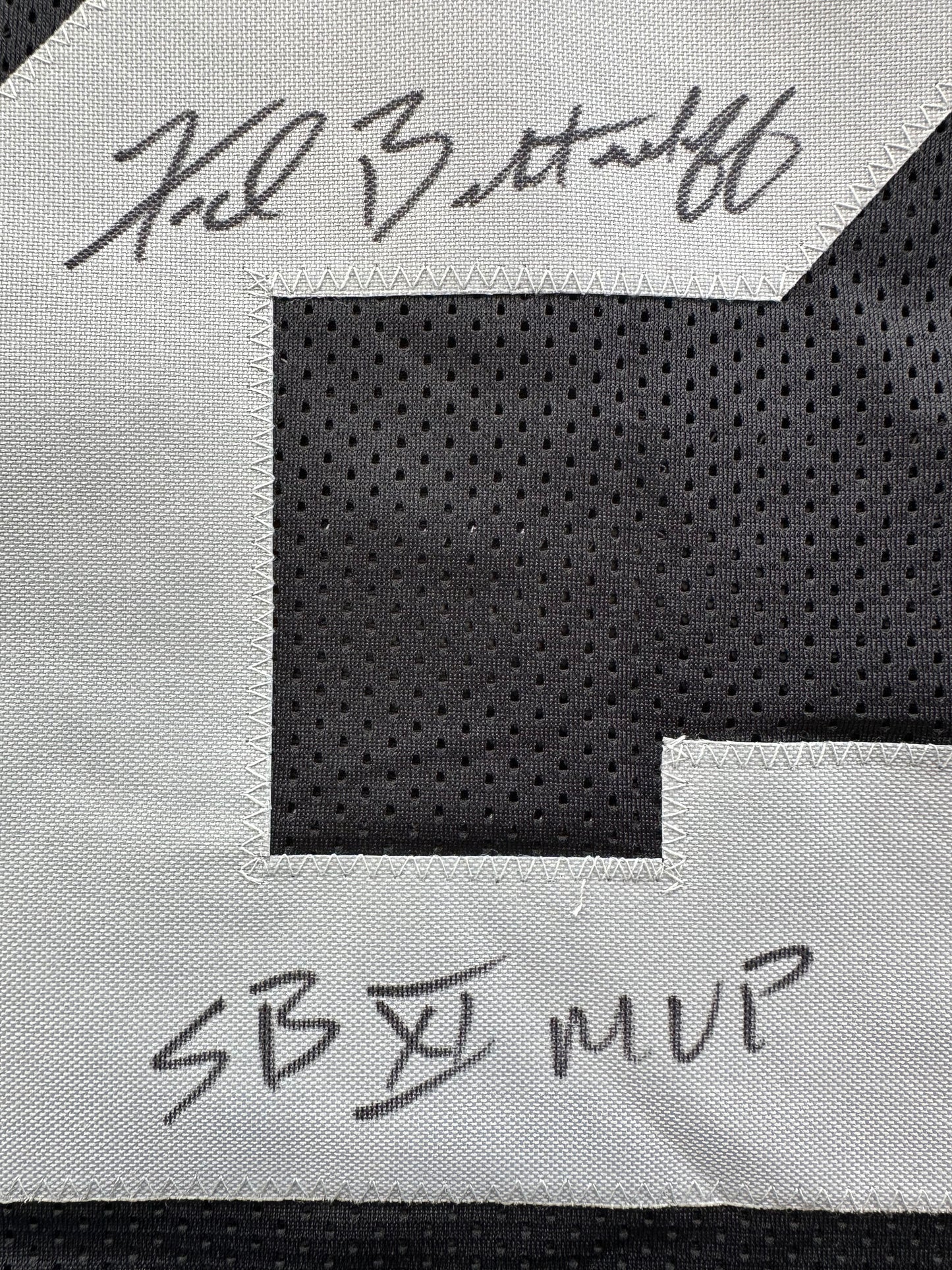 FRED BILETNIKOFF Oakland Raiders SIGNED FOOTBALL JERSEY XL w/SB XI MVP FSU BAS