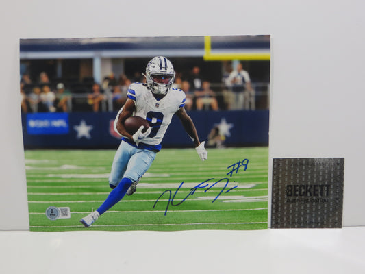 KAVONTE TURPIN Dallas Cowboys SIGNED 8x10 Open Field PHOTO TCU Horned Frogs BAS