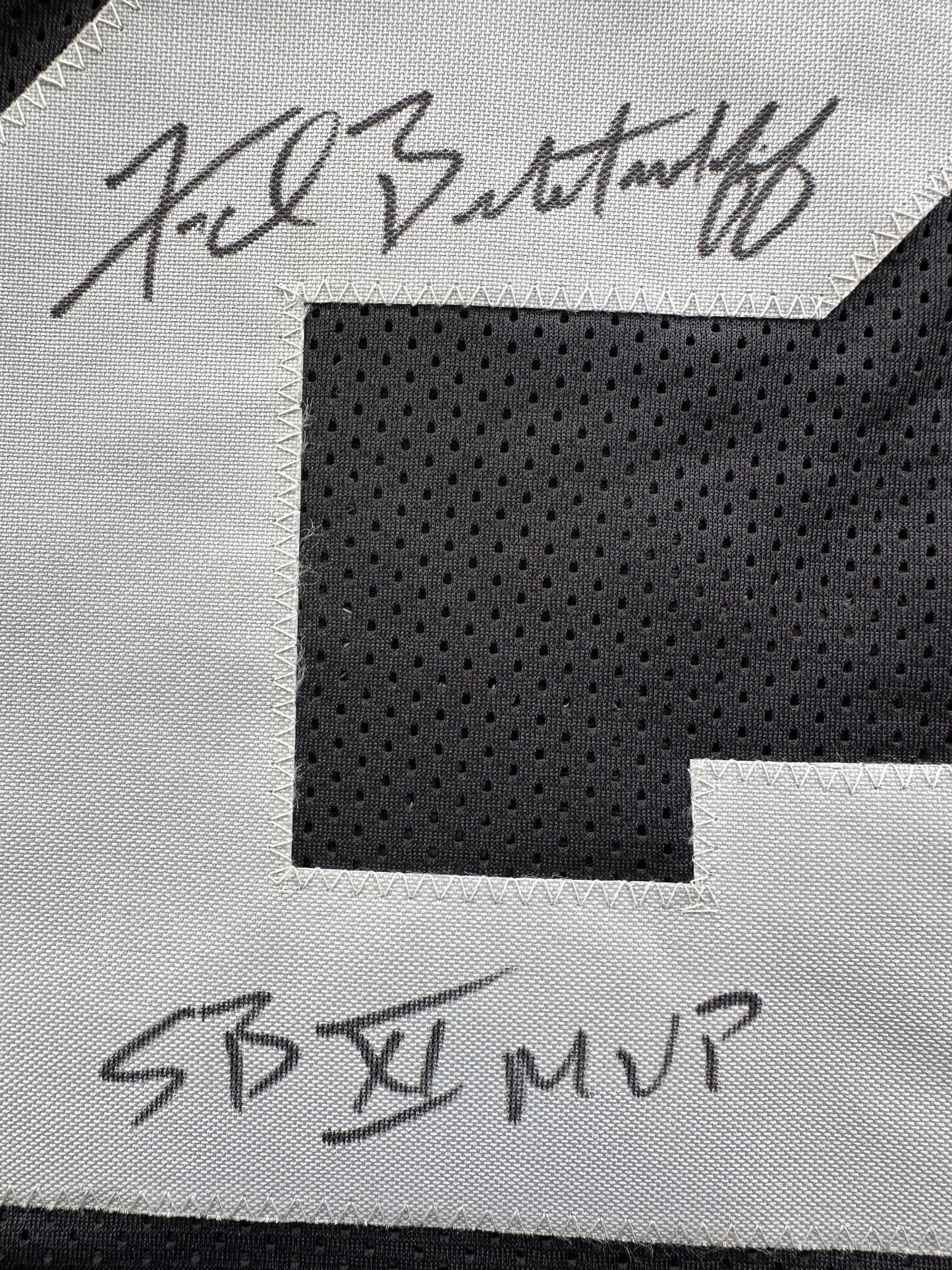 FRED BILETNIKOFF Oakland Raiders SIGNED FOOTBALL JERSEY XL w/SB XI MVP FSU BAS