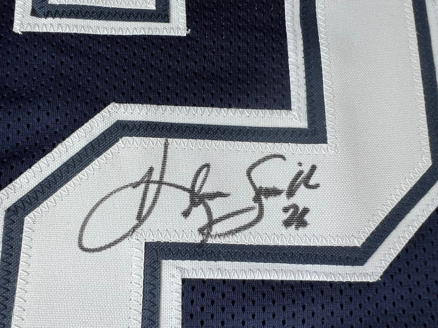 KEVIN SMITH TEXAS A&M AGGIES SIGNED JERSEY w/INSCs Dallas Cowboys M BAS COA