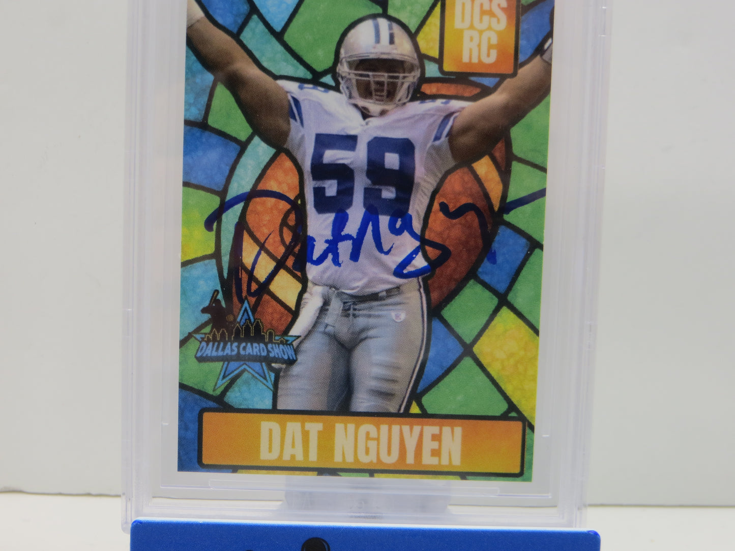 DAT NGUYEN DALLAS COWBOYS SIGNED 2025 Sept Dallas Card Show BGS BAS SLAB