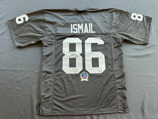 RAGHIB ROCKET ISMAIL RAIDERS SIGNED JERSEY Size XL COWBOYS BAS COA