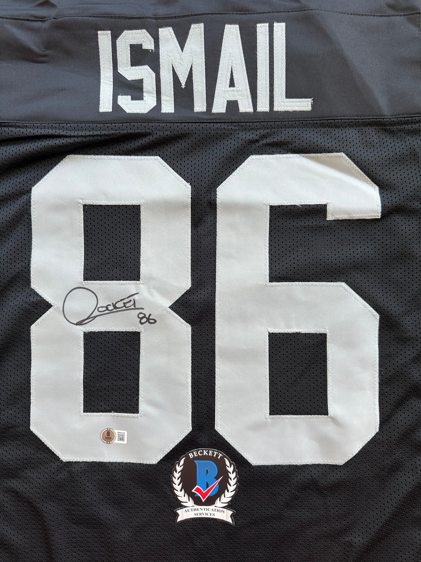 RAGHIB ROCKET ISMAIL RAIDERS SIGNED JERSEY Size XL COWBOYS BAS COA