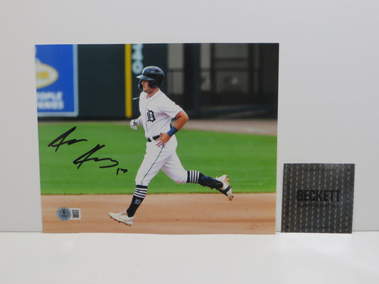 JACE JUNG Detroit Tigers SIGNED 8x10 PHOTO Texas Tech Red Raiders BAS COA