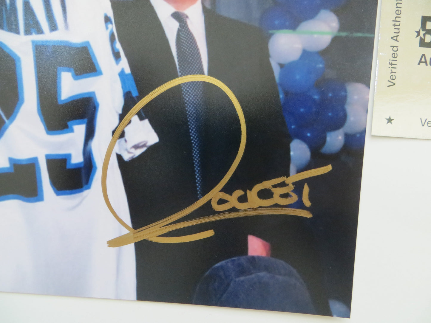 RAGHIB ROCKET ISMAIL TORONTO ARGONAUTS SIGNED 8x10 PHOTO Bruce McNall BAS