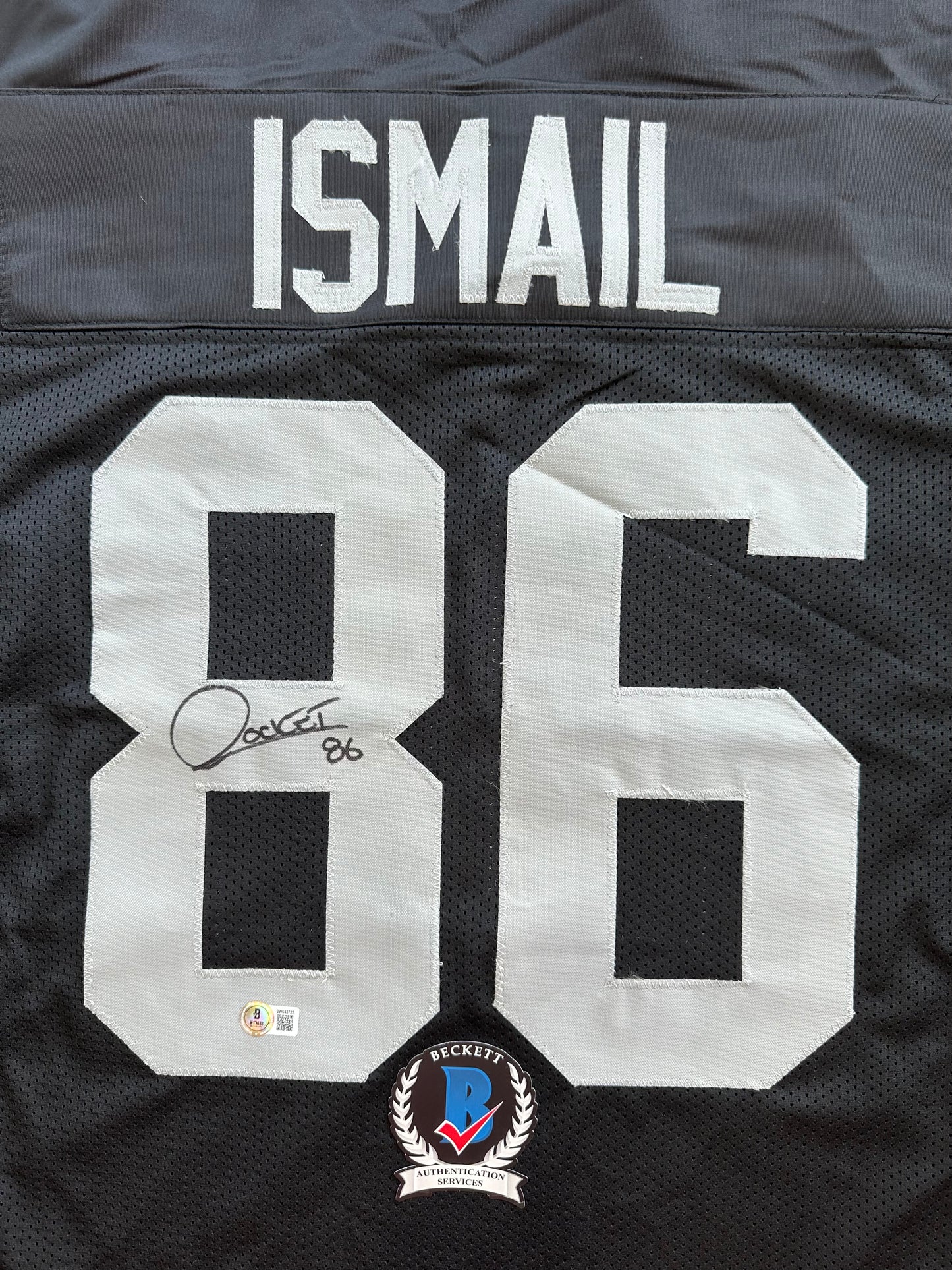 RAGHIB ROCKET ISMAIL RAIDERS SIGNED JERSEY Size XL COWBOYS BAS COA