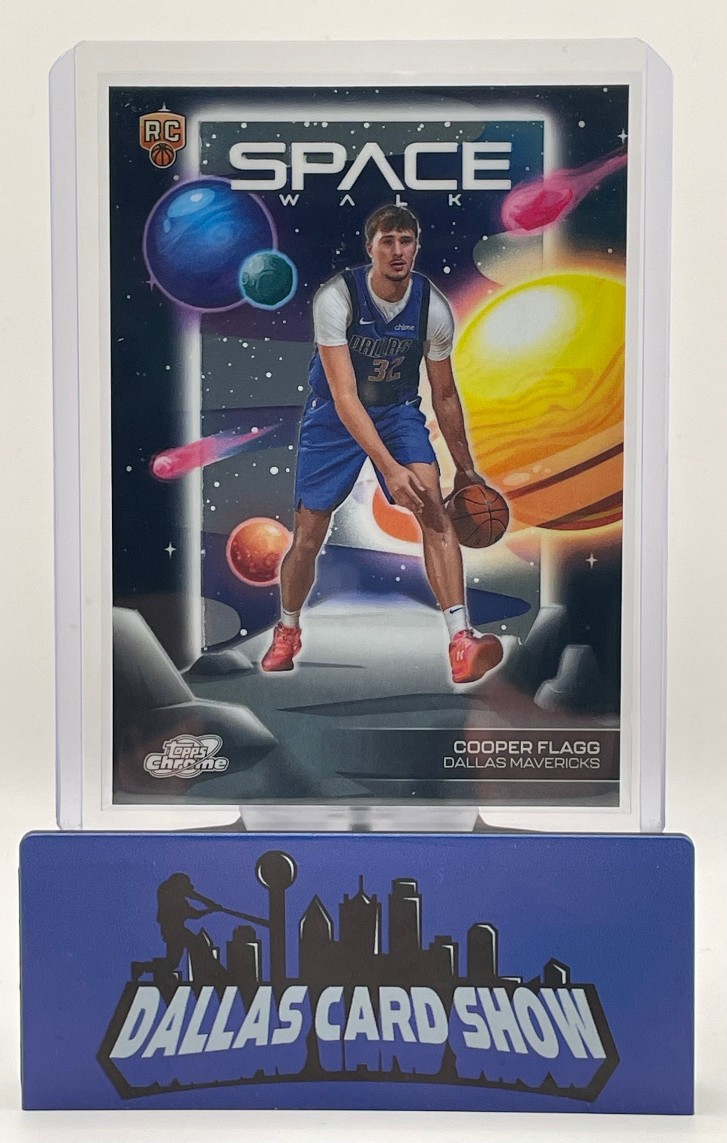 2025-26 Topps Chrome Cosmic #SW-6 Cooper Flagg Space Walk Rookie RC