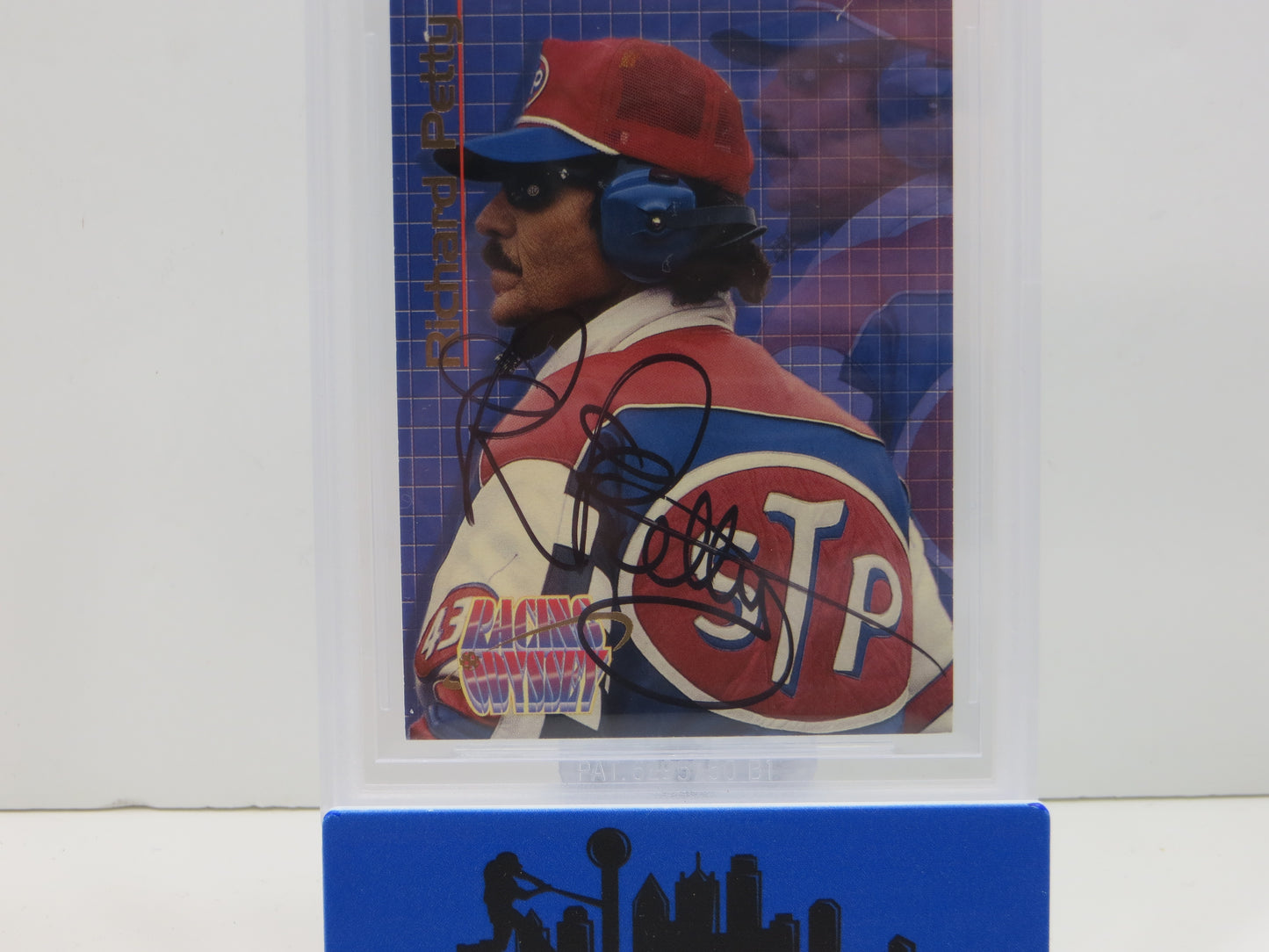 RICHARD PETTY SIGNED 1996 Maxx Odyssey #43 BGS BAS SLAB NASCAR