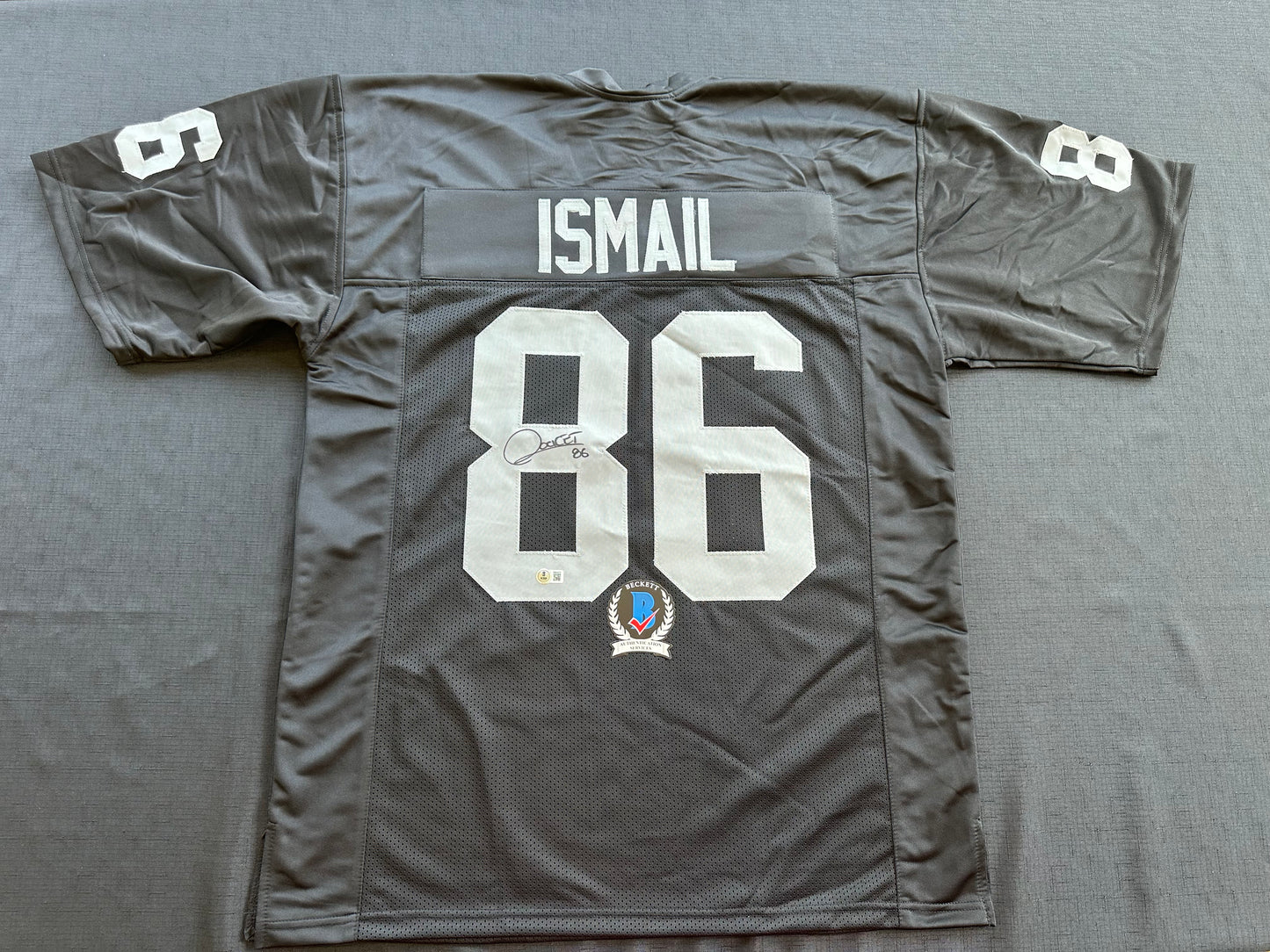 RAGHIB ROCKET ISMAIL RAIDERS SIGNED JERSEY Size XL COWBOYS BAS COA