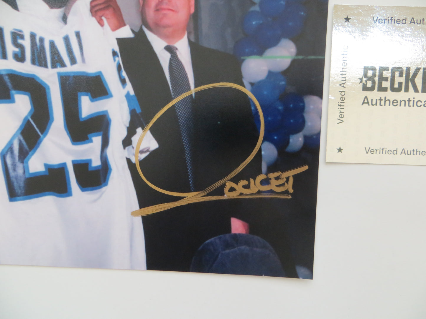 RAGHIB ROCKET ISMAIL TORONTO ARGONAUTS SIGNED 8x10 PHOTO Bruce McNall BAS
