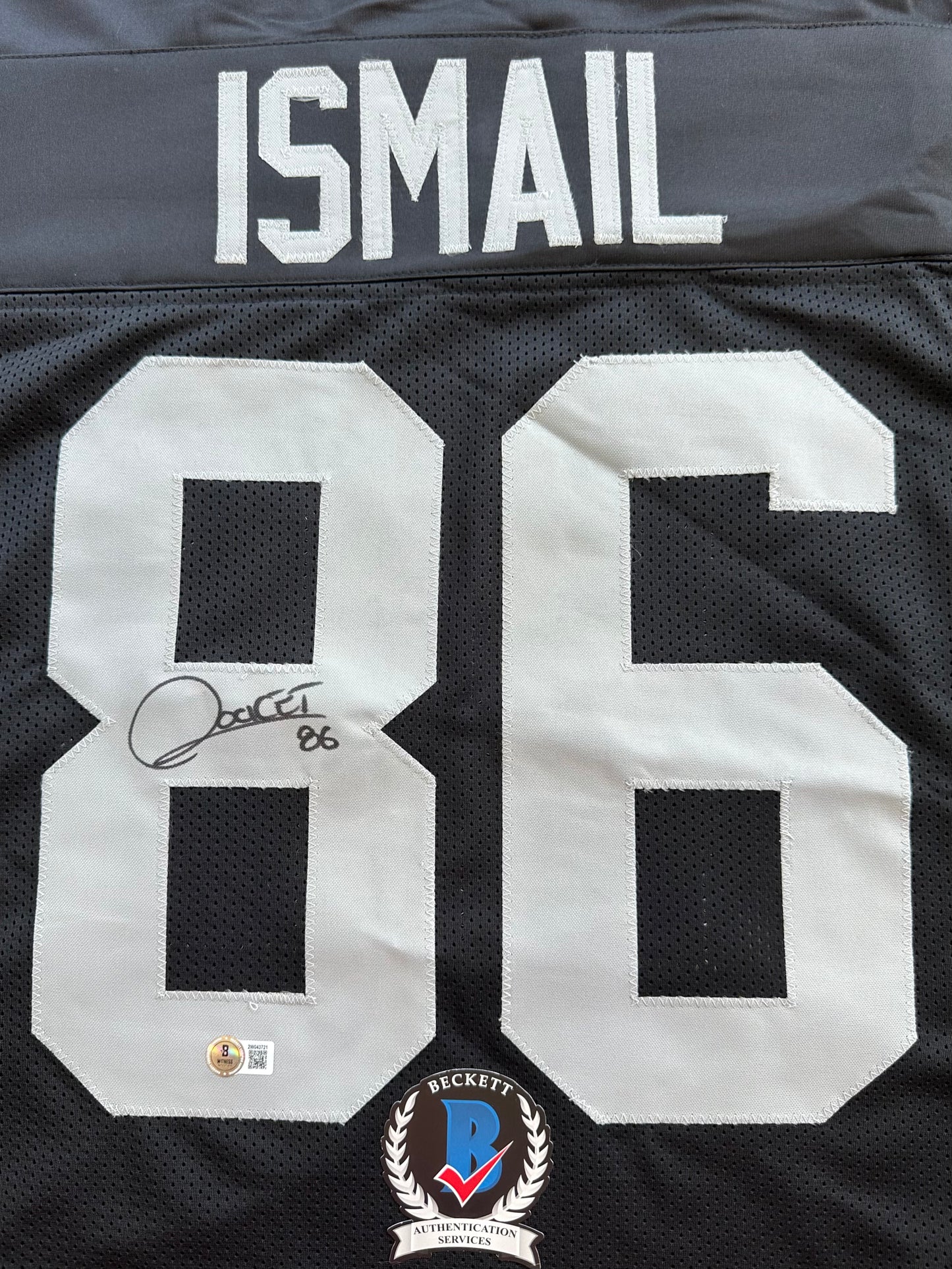 RAGHIB ROCKET ISMAIL RAIDERS SIGNED JERSEY Size XL COWBOYS BAS COA