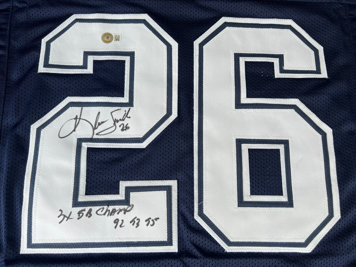 KEVIN SMITH TEXAS A&M AGGIES SIGNED JERSEY w/INSCs Dallas Cowboys 2XL BAS