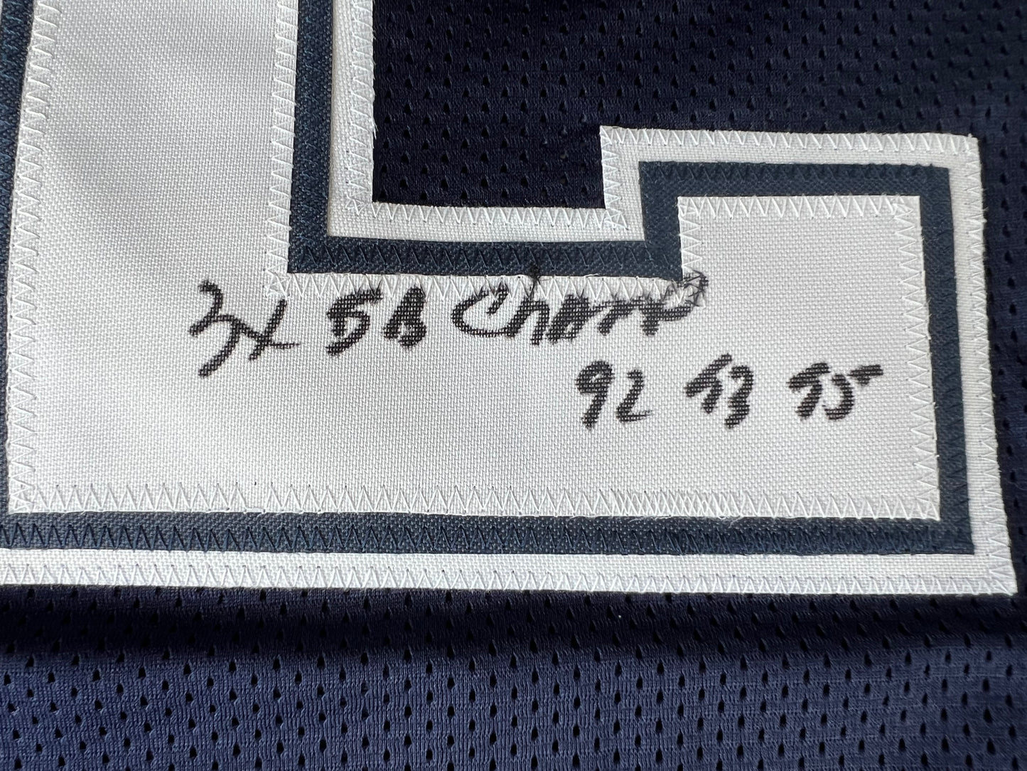 KEVIN SMITH TEXAS A&M AGGIES SIGNED JERSEY w/INSCs Dallas Cowboys 2XL BAS