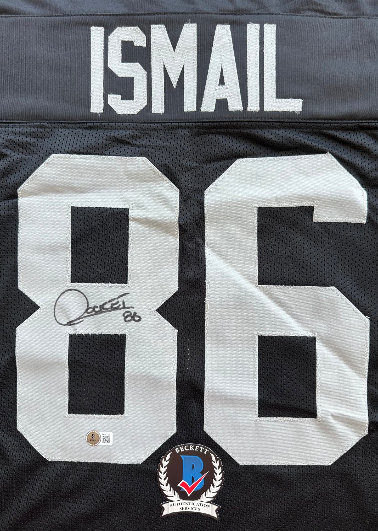 RAGHIB ROCKET ISMAIL RAIDERS SIGNED JERSEY Size XL COWBOYS BAS COA