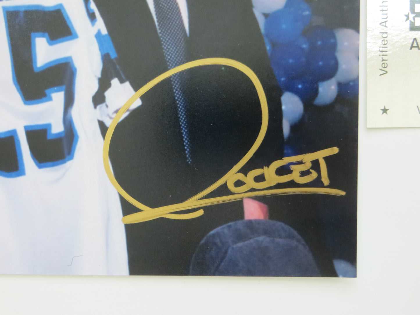RAGHIB ROCKET ISMAIL TORONTO ARGONAUTS SIGNED 8x10 PHOTO Bruce McNall BAS