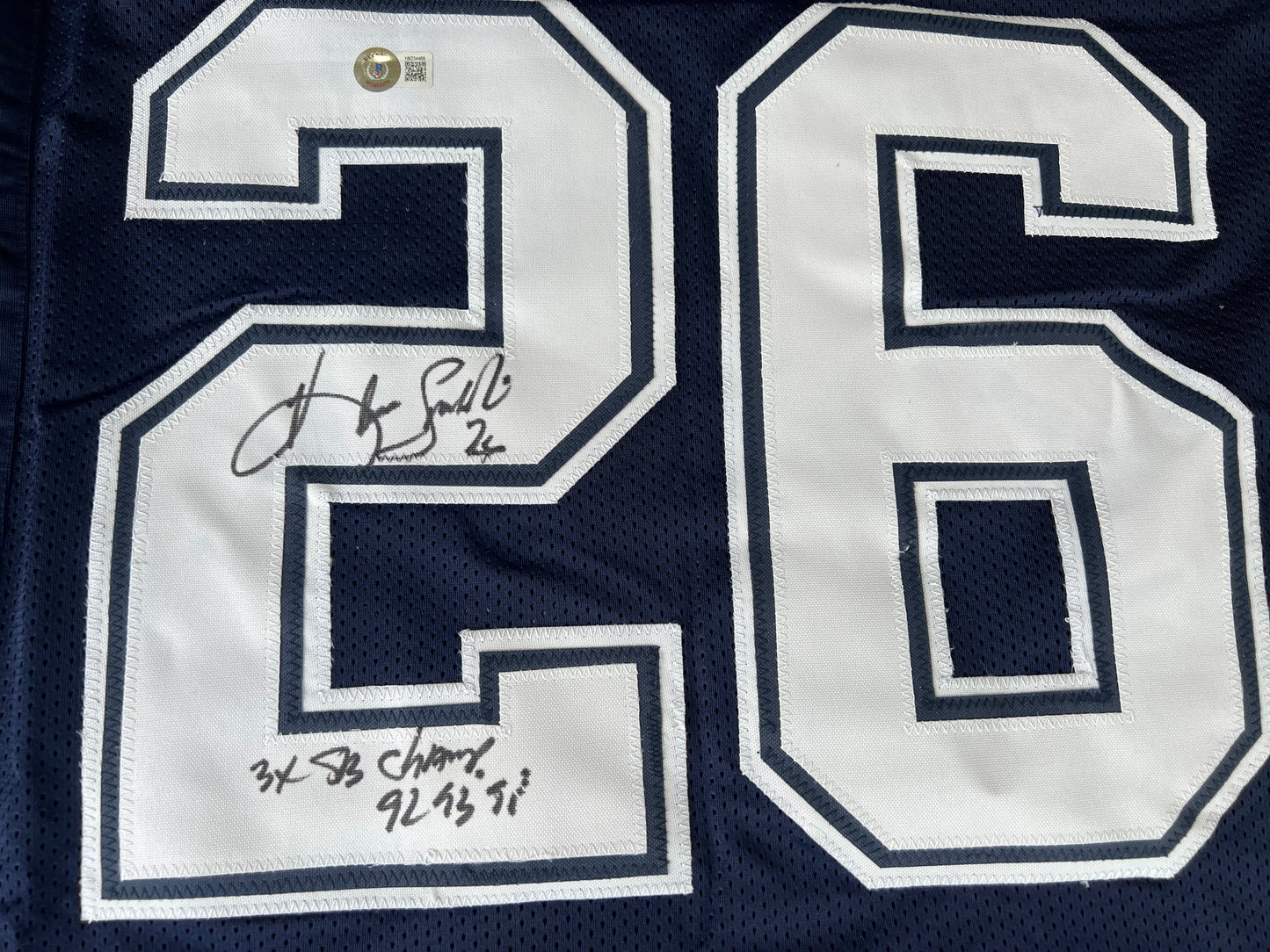KEVIN SMITH TEXAS A&M AGGIES SIGNED JERSEY w/INSCs Dallas Cowboys XL BAS