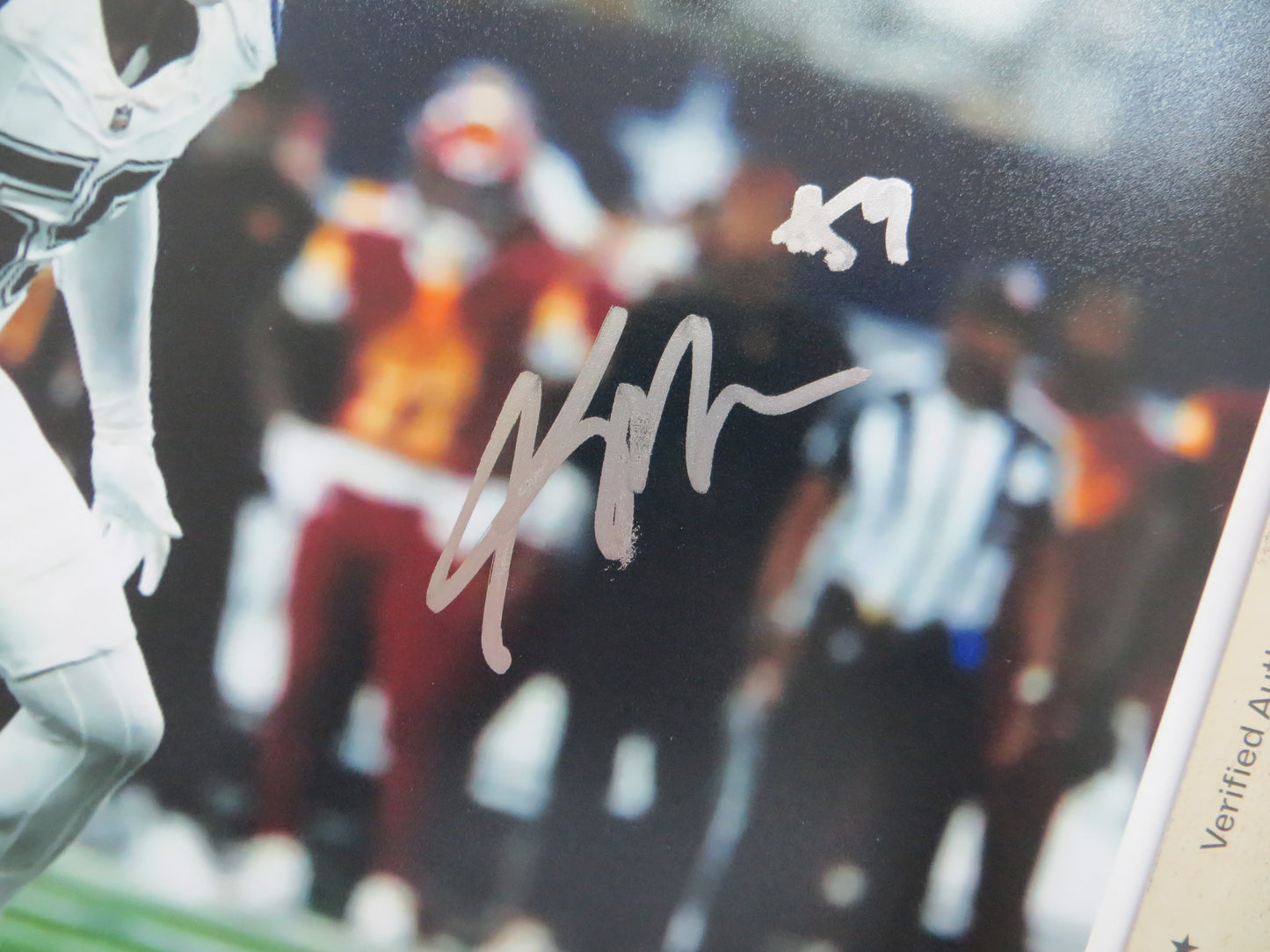 KENNETH MURRAY DALLAS COWBOYS SIGNED 8x10 PHOTO OU SOONERS BAS