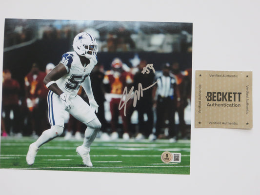 KENNETH MURRAY DALLAS COWBOYS SIGNED 8x10 PHOTO OU SOONERS BAS