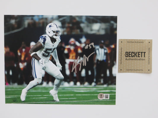 KENNETH MURRAY DALLAS COWBOYS SIGNED 8x10 PHOTO OU SOONERS BAS