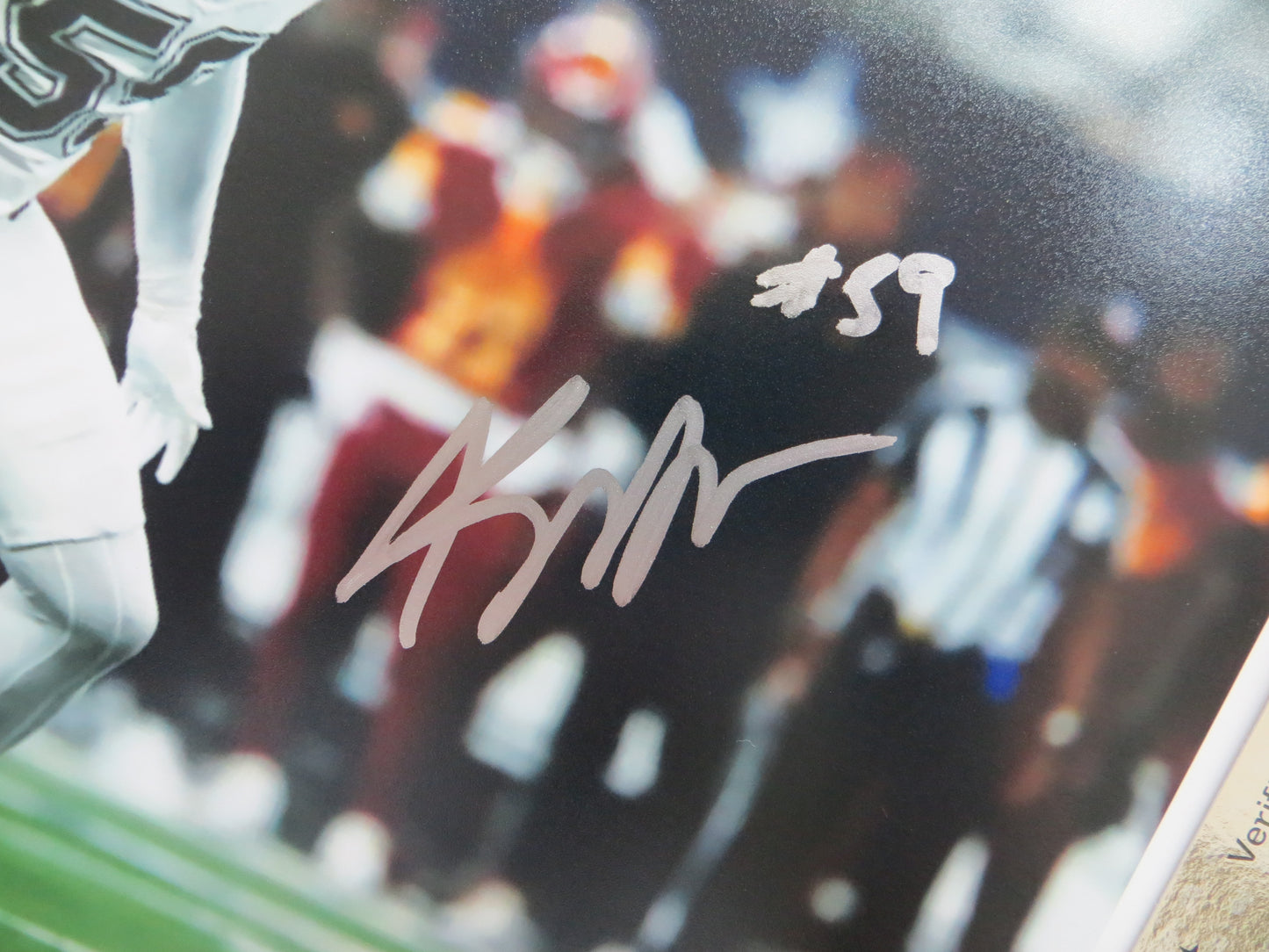 KENNETH MURRAY DALLAS COWBOYS SIGNED 8x10 PHOTO OU SOONERS BAS