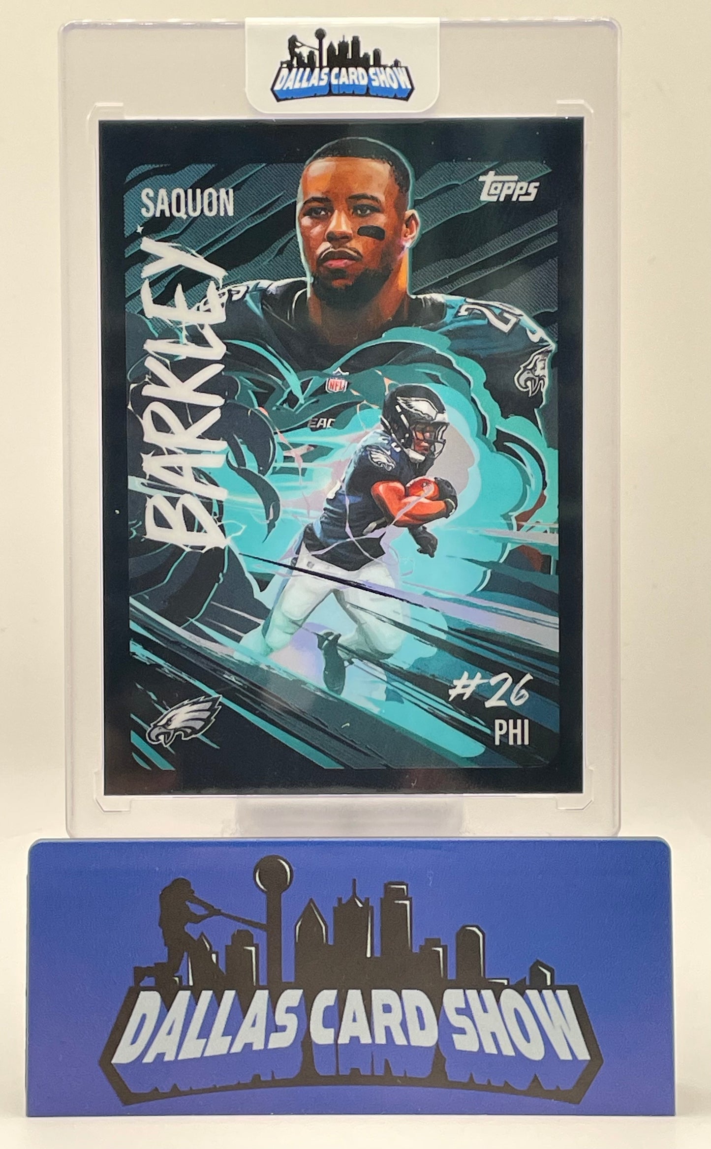 2025 Topps #UV-20 Saquon Barkley Ultra Violet Case Hit