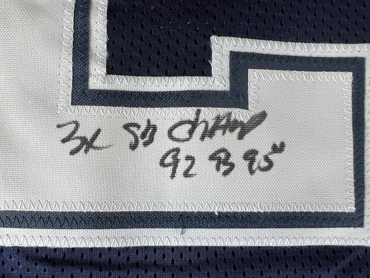 KEVIN SMITH TEXAS A&M AGGIES SIGNED JERSEY w/INSCs Dallas Cowboys XL BAS