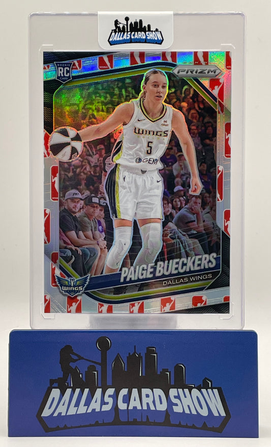 2025 Prizm WNBA #5 Paige Bueckers WNBA Logo Rookie RC