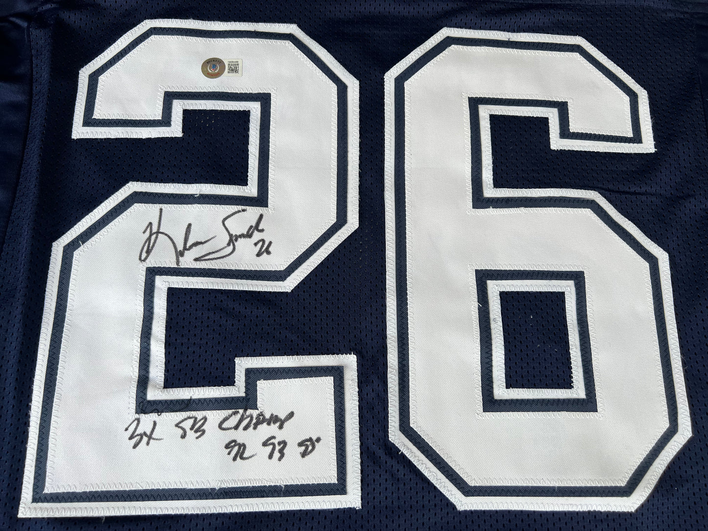 KEVIN SMITH TEXAS A&M AGGIES SIGNED JERSEY w/INSCs Dallas Cowboys XL BAS