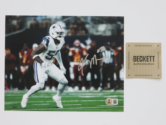 KENNETH MURRAY DALLAS COWBOYS SIGNED 8x10 PHOTO OU SOONERS BAS