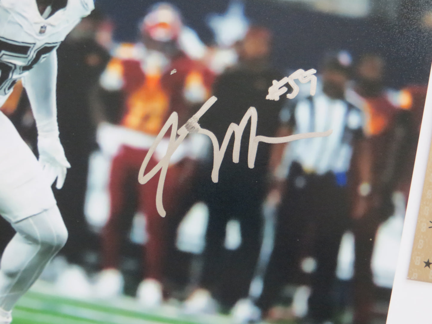 KENNETH MURRAY DALLAS COWBOYS SIGNED 8x10 PHOTO OU SOONERS BAS