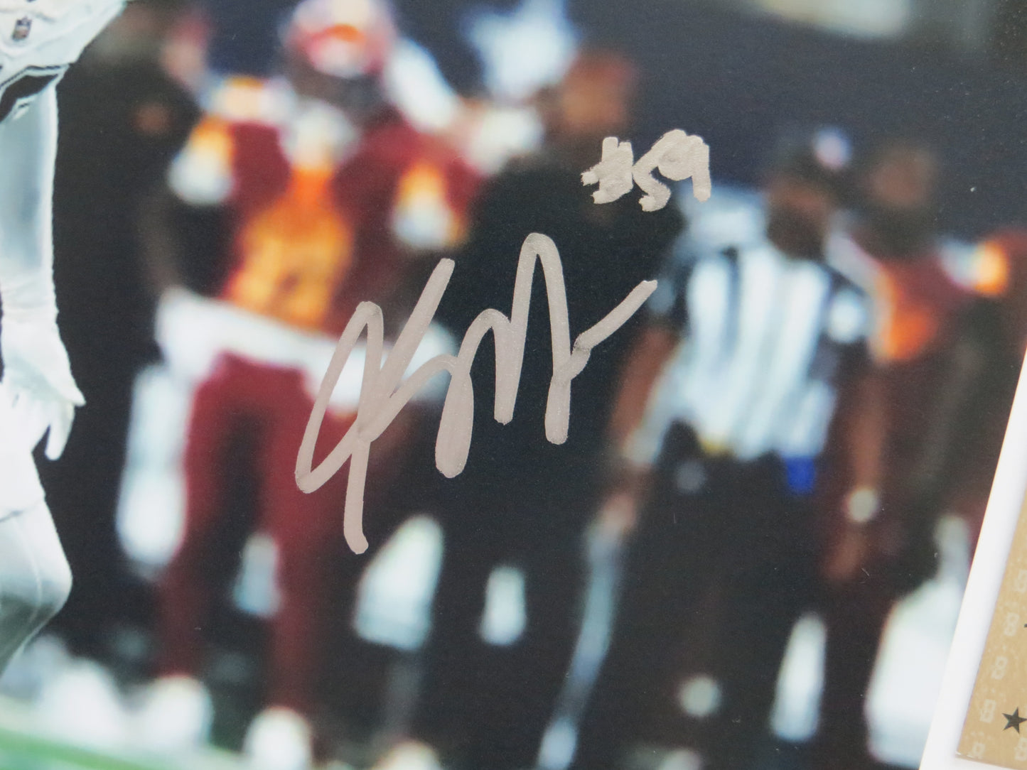 KENNETH MURRAY DALLAS COWBOYS SIGNED 8x10 PHOTO OU SOONERS BAS