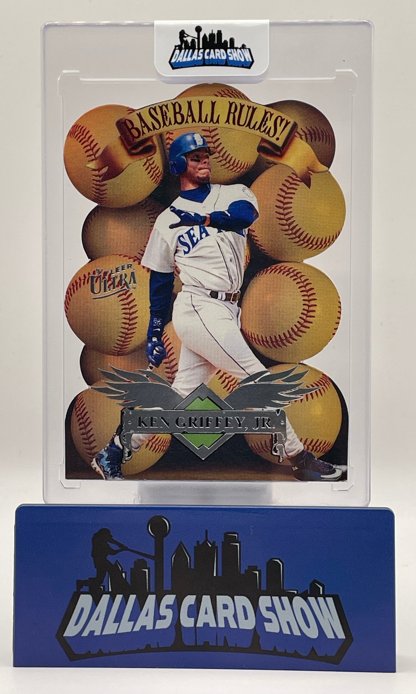 1997 Fleer Ultra #2 Ken Griffey Jr. Baseball Rules! Die-Cut