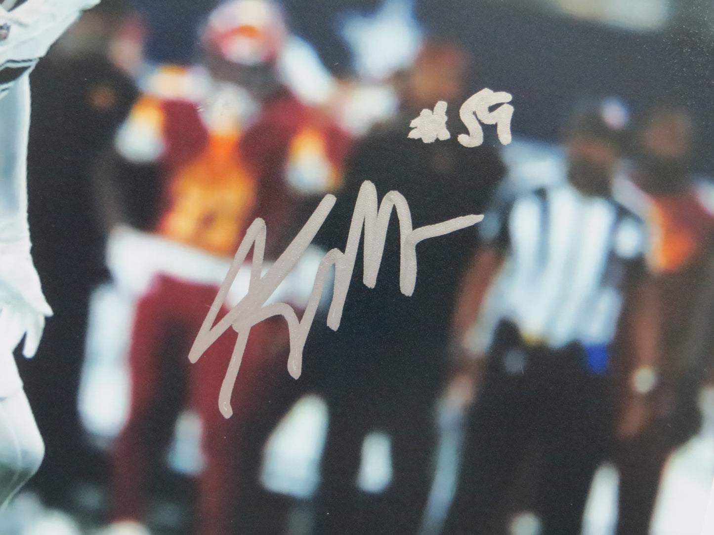 KENNETH MURRAY DALLAS COWBOYS SIGNED 8x10 PHOTO OU SOONERS BAS