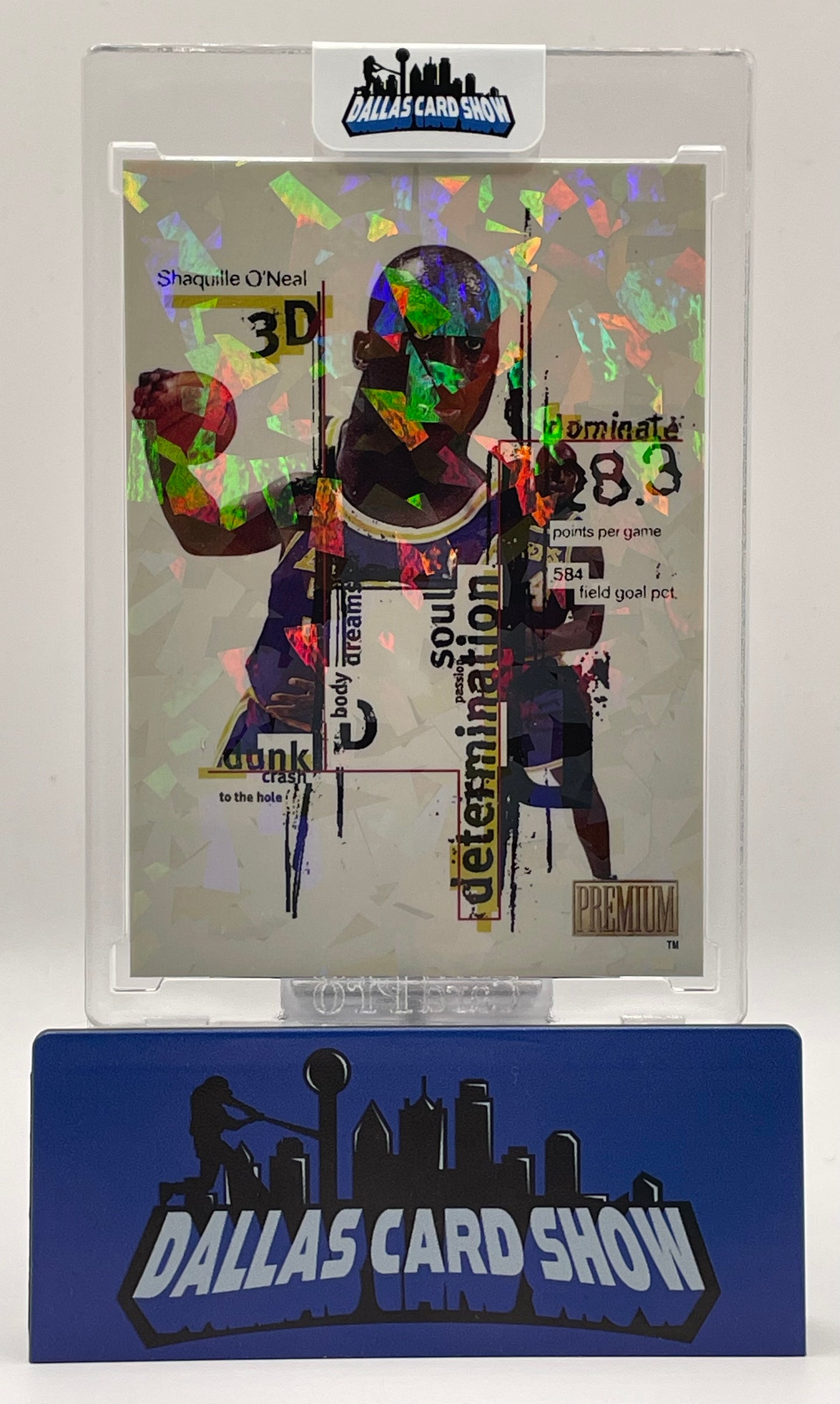 1998-99 Skybox Premium 3D's Shaquille O'Neal Dunk Dominate #15 Lakers U759 Rare