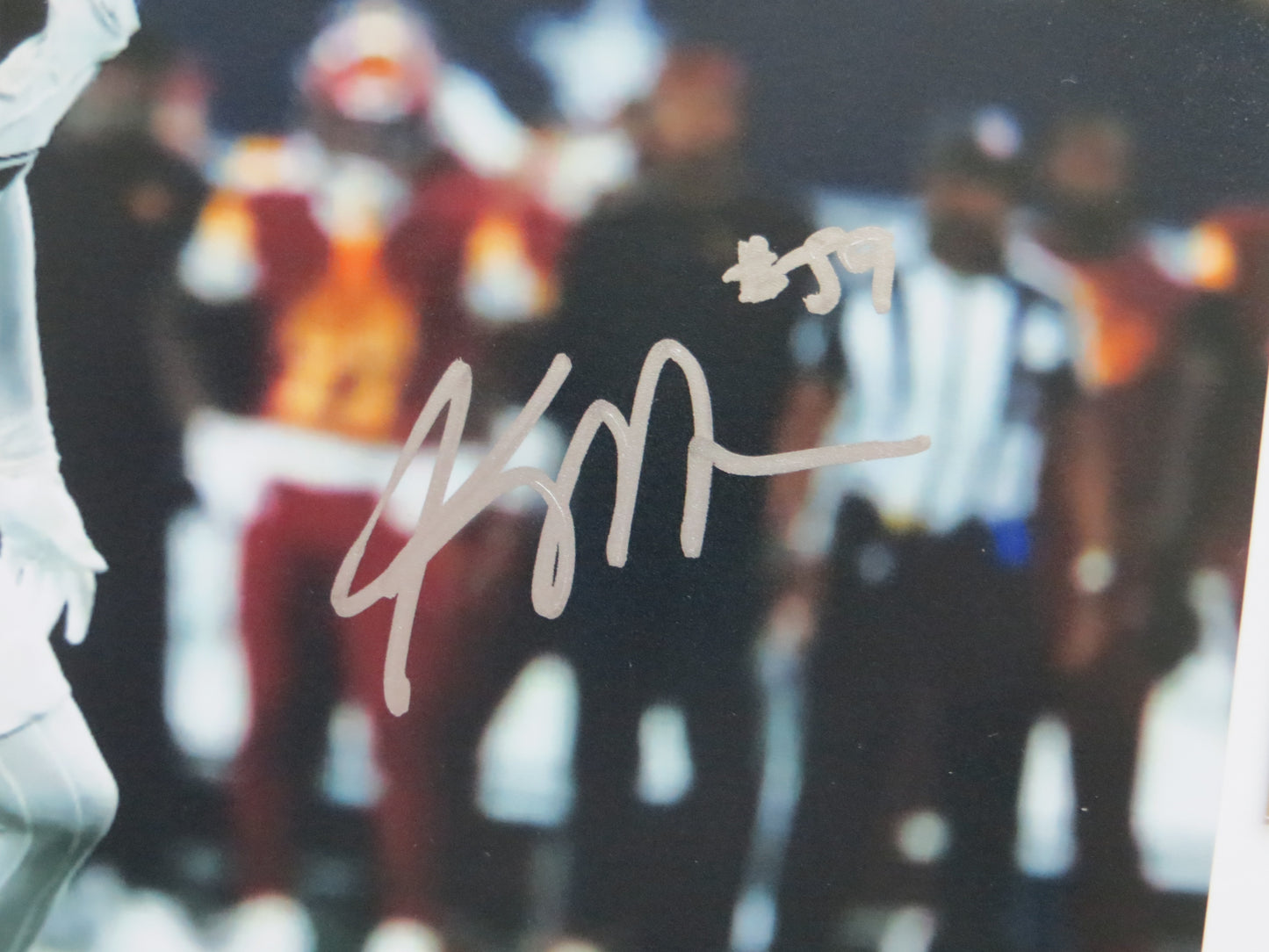 KENNETH MURRAY DALLAS COWBOYS SIGNED 8x10 PHOTO OU SOONERS BAS