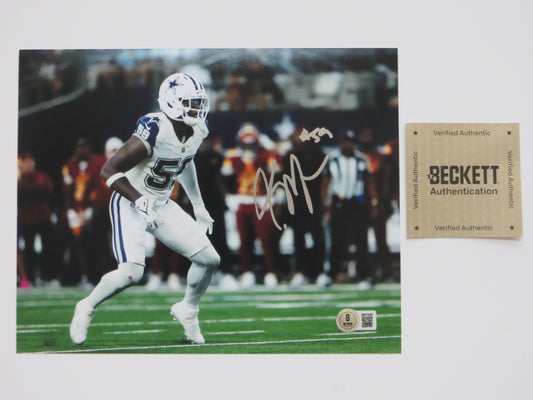 KENNETH MURRAY DALLAS COWBOYS SIGNED 8x10 PHOTO OU SOONERS BAS