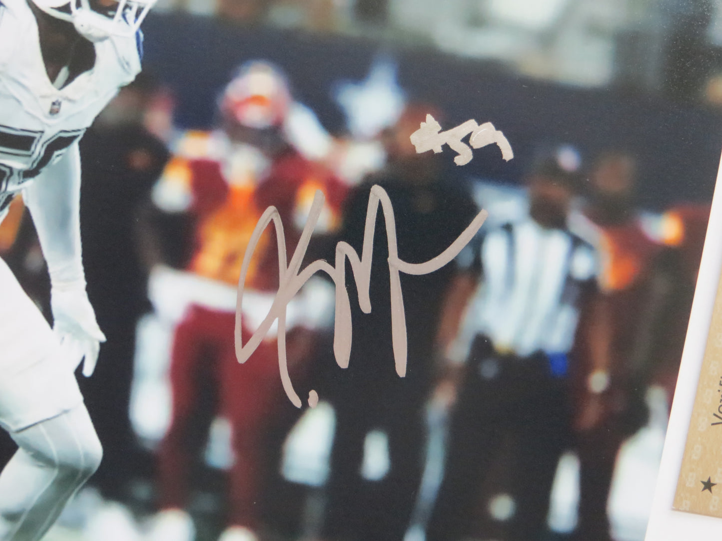 KENNETH MURRAY DALLAS COWBOYS SIGNED 8x10 PHOTO OU SOONERS BAS