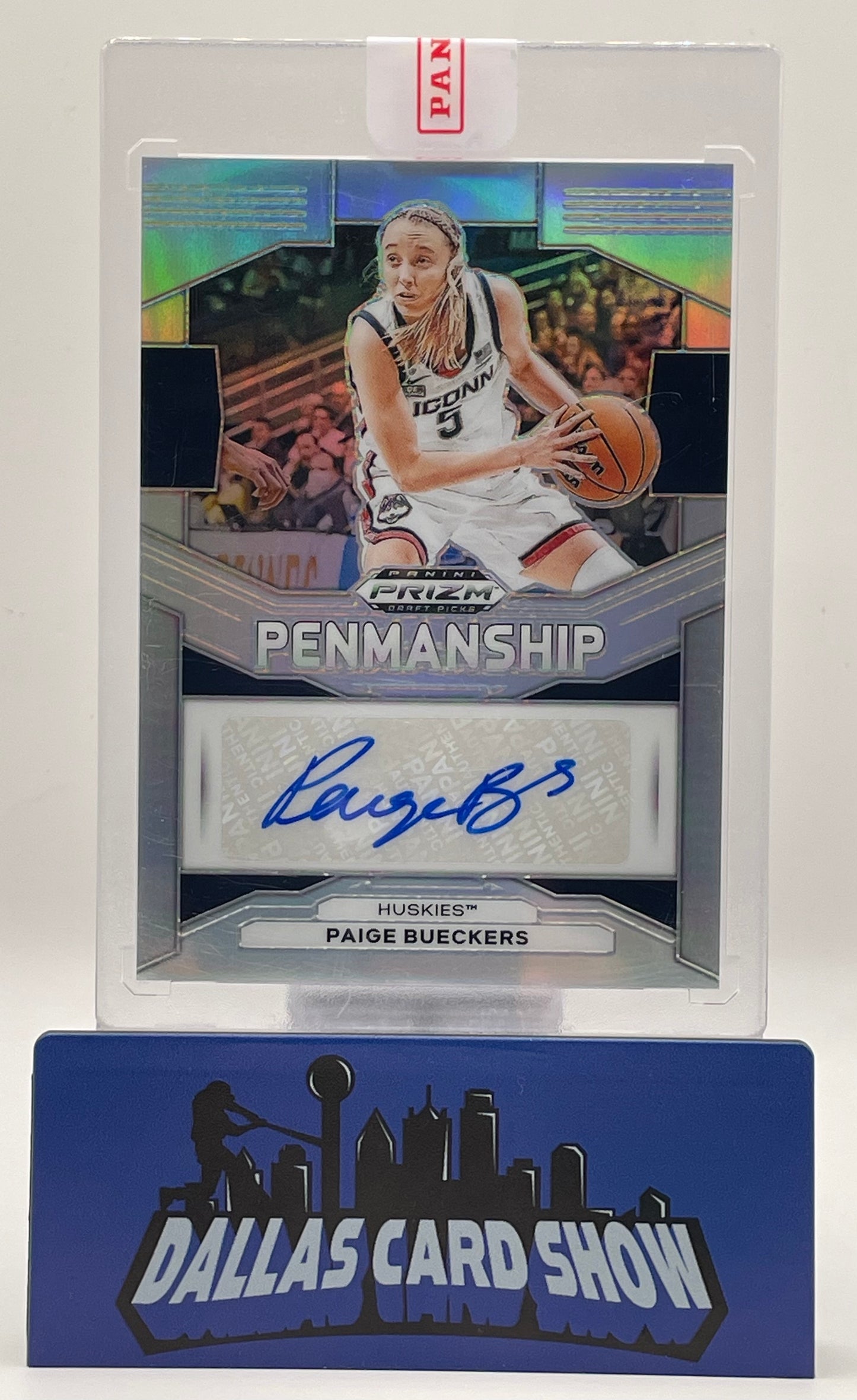 2024 Panini Prizm Draft Picks #P-BUE Paige Bueckers Silver Penmanship Autograph