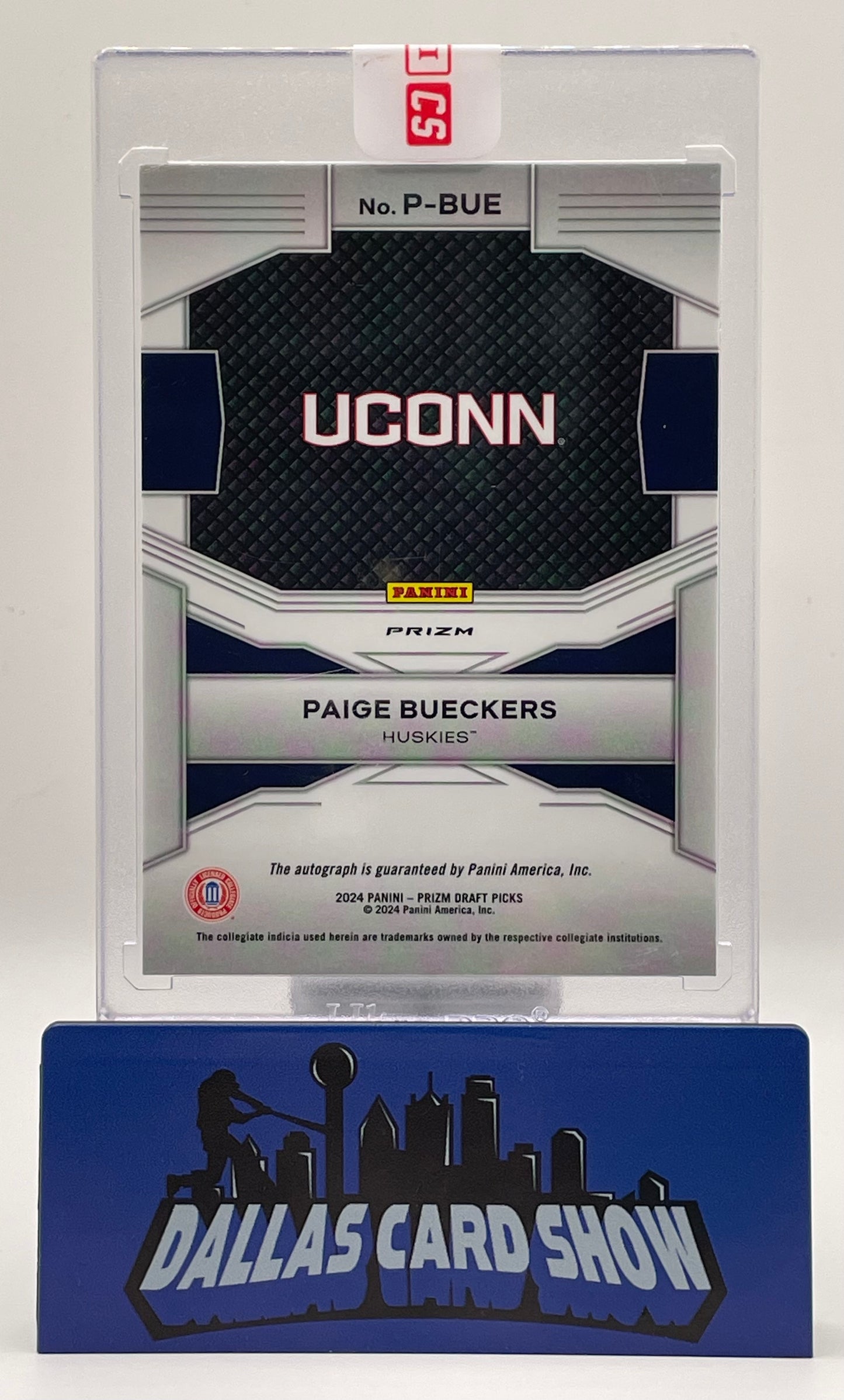 2024 Panini Prizm Draft Picks #P-BUE Paige Bueckers Silver Penmanship Autograph