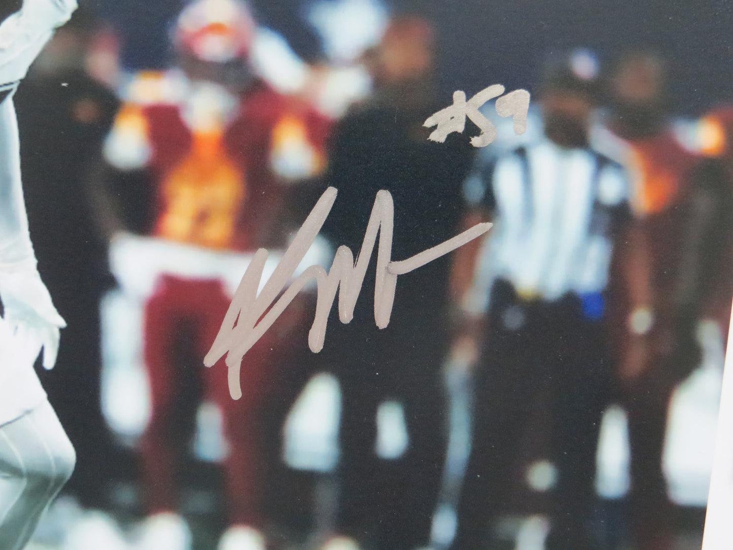 KENNETH MURRAY DALLAS COWBOYS SIGNED 8x10 PHOTO OU SOONERS BAS