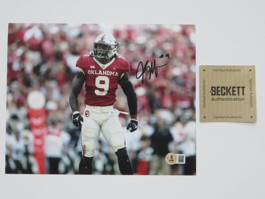 KENNETH MURRAY OKLAHOMA SOONERS SIGNED 8x10 PHOTO Cowboys BAS