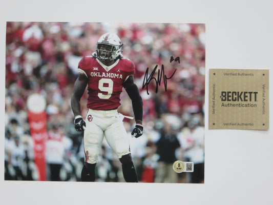 KENNETH MURRAY OKLAHOMA SOONERS SIGNED 8x10 PHOTO Cowboys BAS