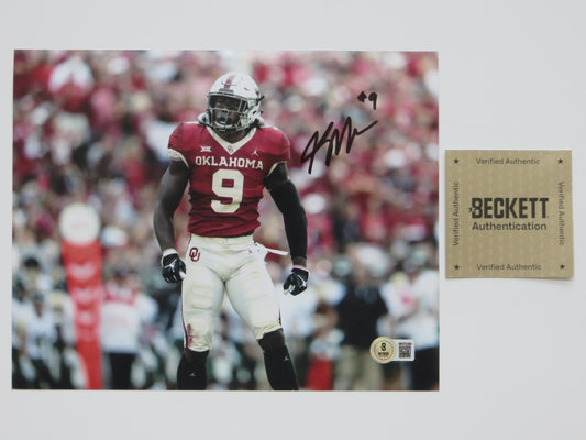 KENNETH MURRAY OKLAHOMA SOONERS SIGNED 8x10 PHOTO Cowboys BAS