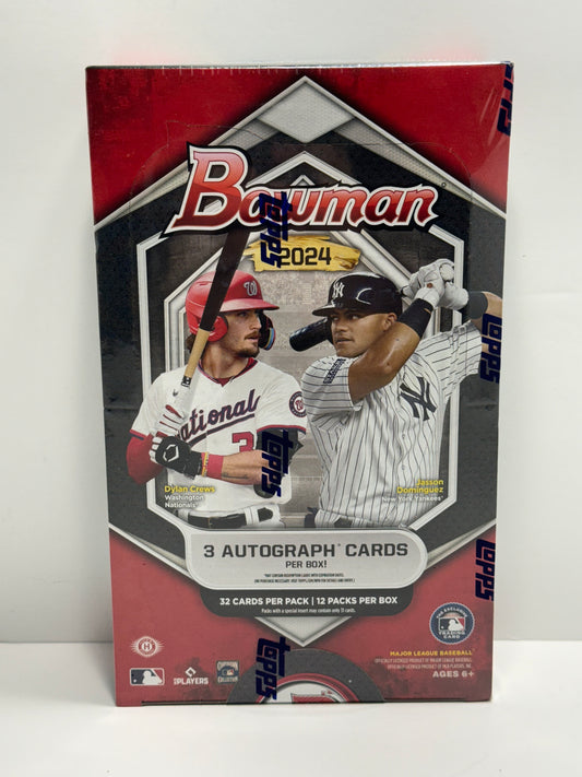 2024 Bowman Baseball Jumbo Hobby Box