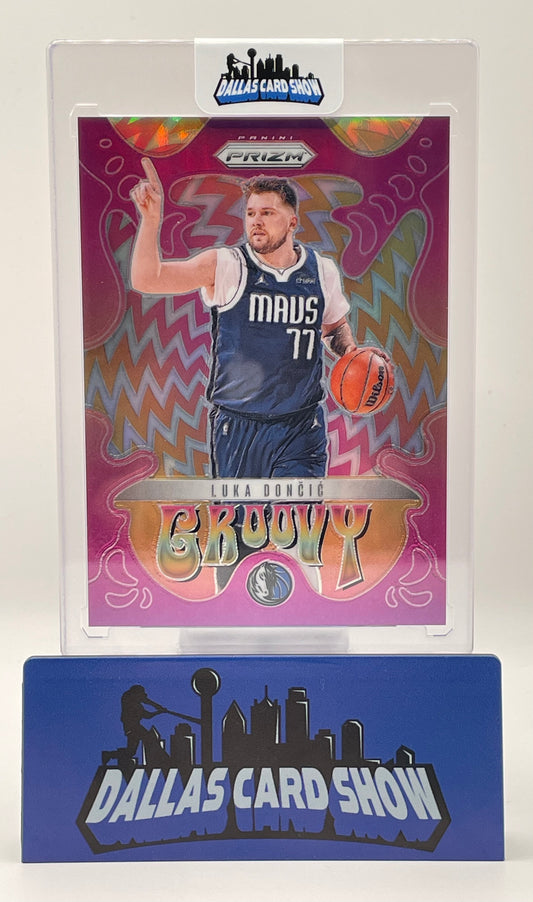 2024-25 Panini Prizm #19 Luka Doncic Groovy Insert