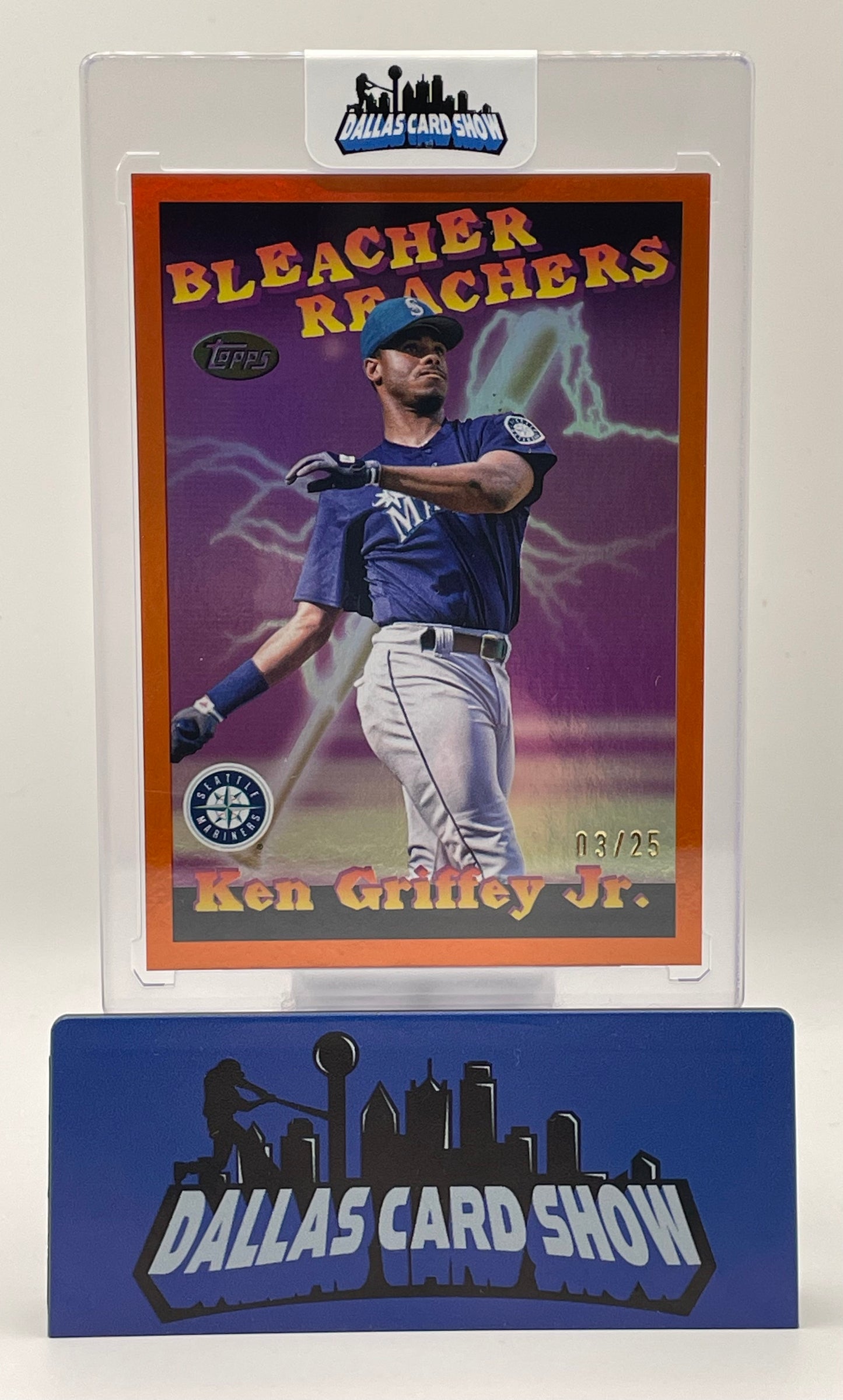 2025 Topps #BR-15 Ken Griffey Jr. Orange Bleacher Reachers /25