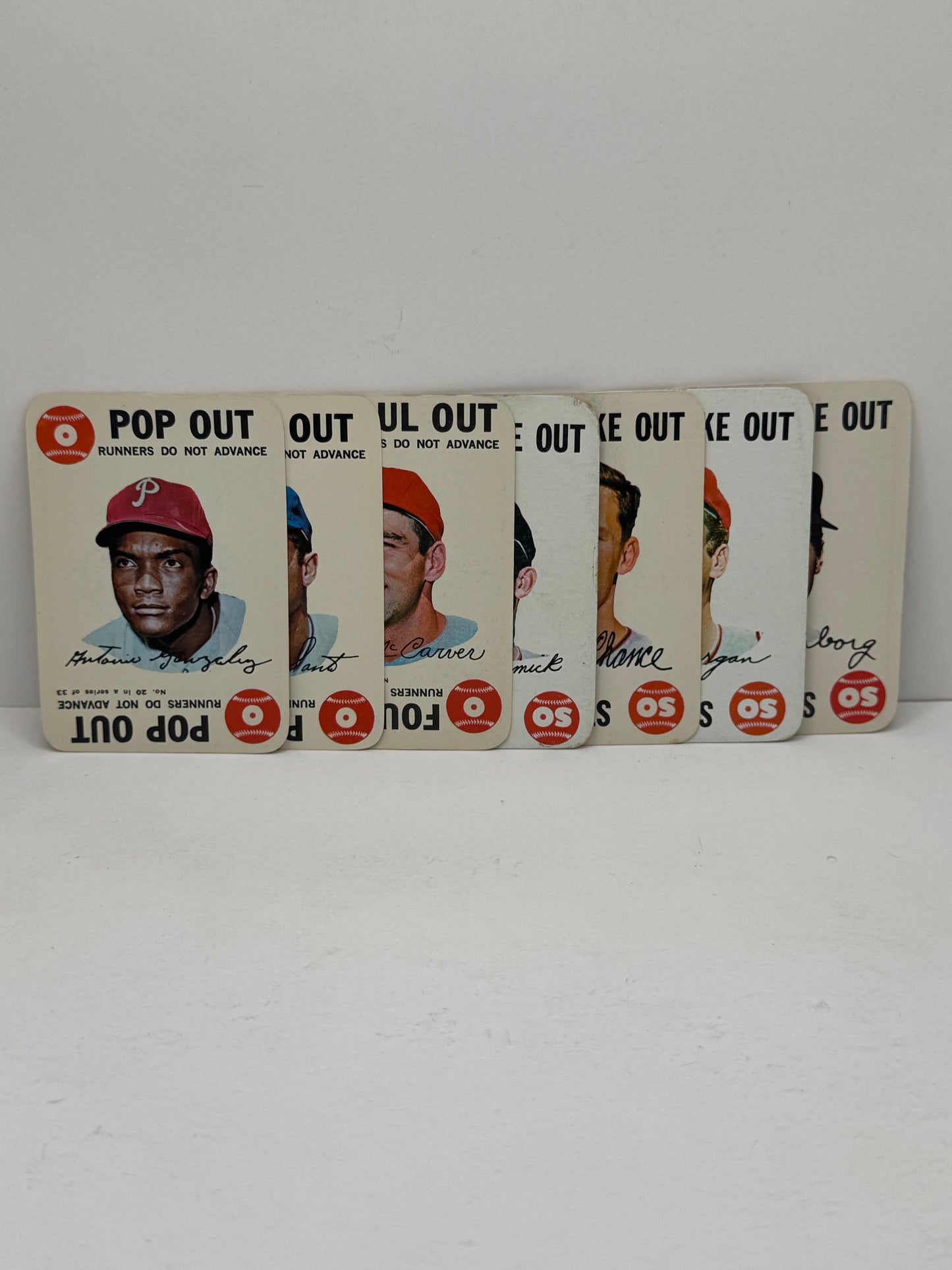 1968 Topps Game 33 Card Set VG Mickey Mantle,Roberto Clemente,Willie Mays