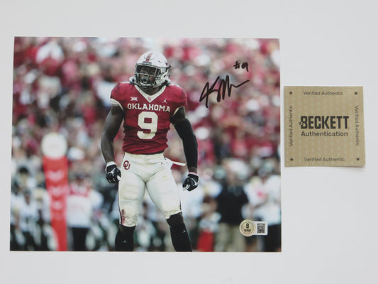 KENNETH MURRAY OKLAHOMA SOONERS SIGNED 8x10 PHOTO Cowboys BAS