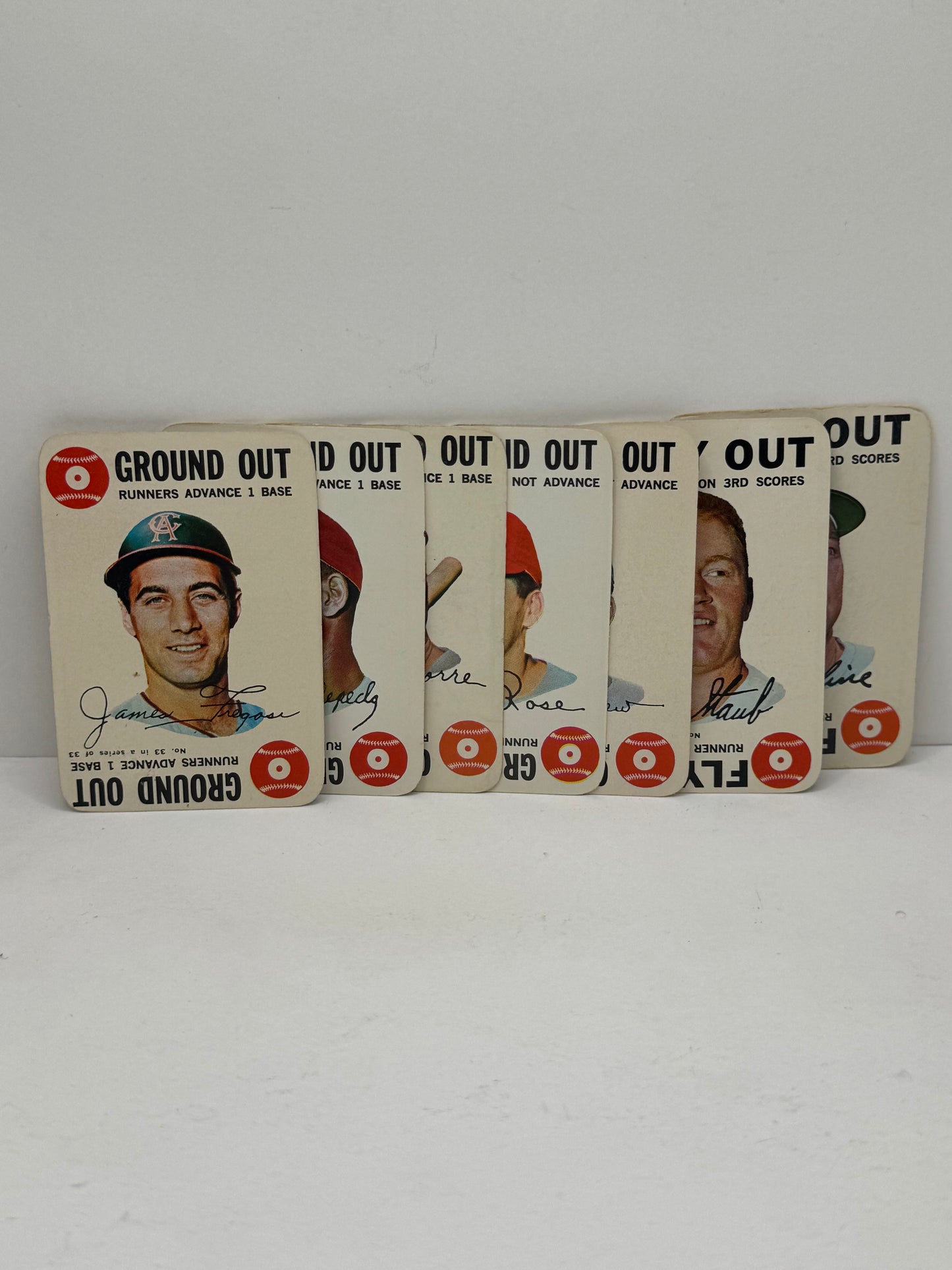 1968 Topps Game 33 Card Set VG Mickey Mantle,Roberto Clemente,Willie Mays